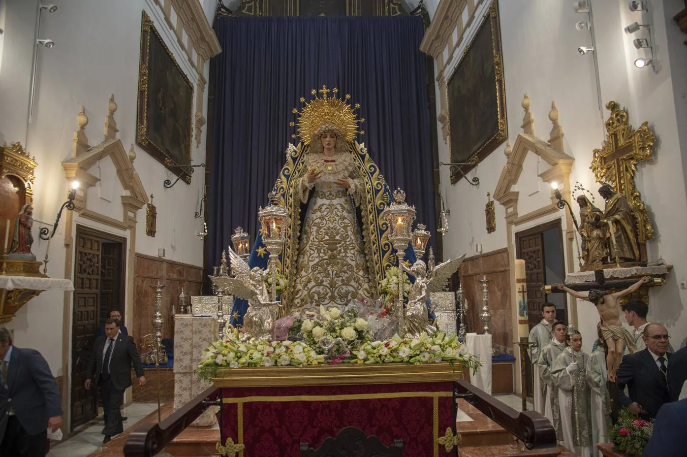 Galería del rosario vespertino de la Virgen de los Ángeles de los Negritos
