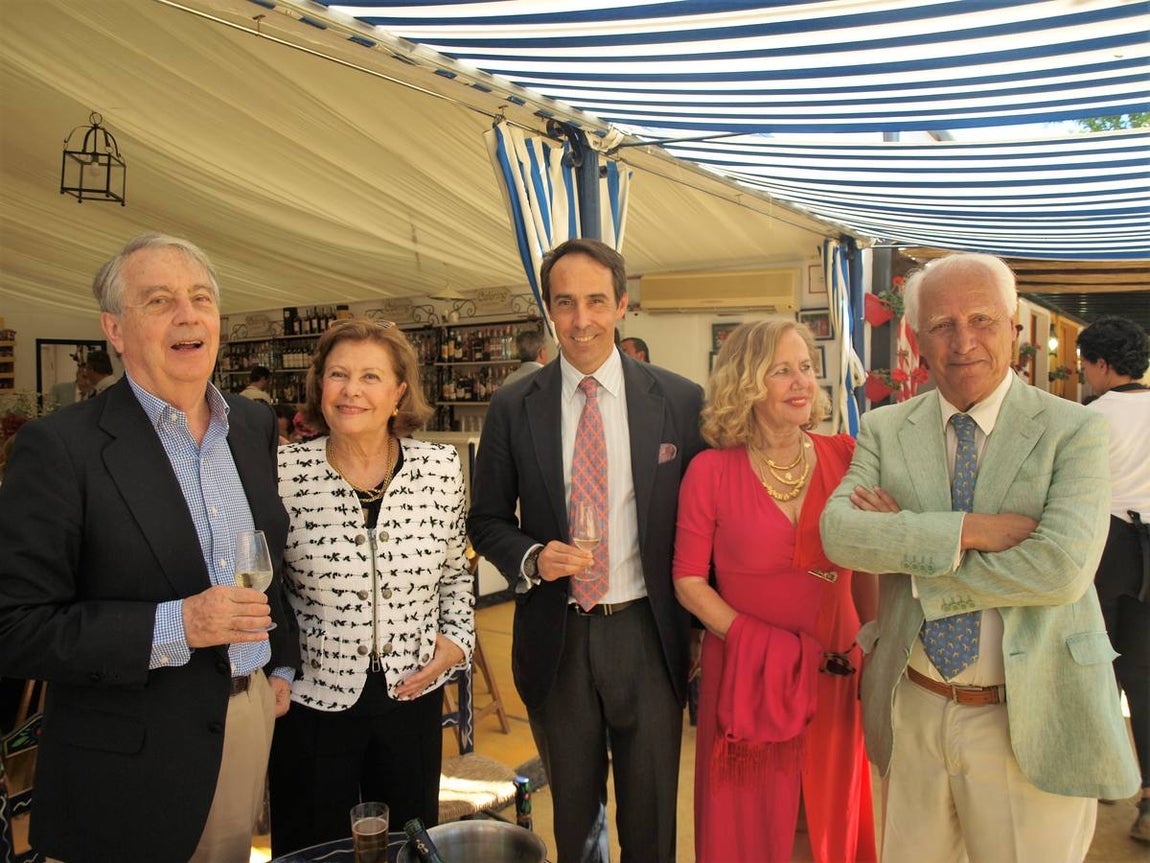 Jaime Poza, Pilar Cid, Francisco Domecq, María Elena Lería-Mackay y Enrique García-Trevijano