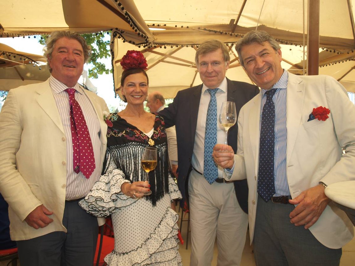Leandro Rebuelta, Carla Puerto, Jorge Grosse y César Saldaña