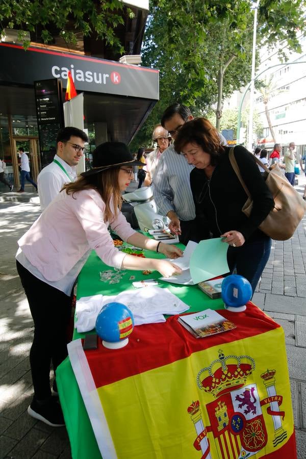 La sexta jornada de campaña electoral de Córdoba, en imágenes