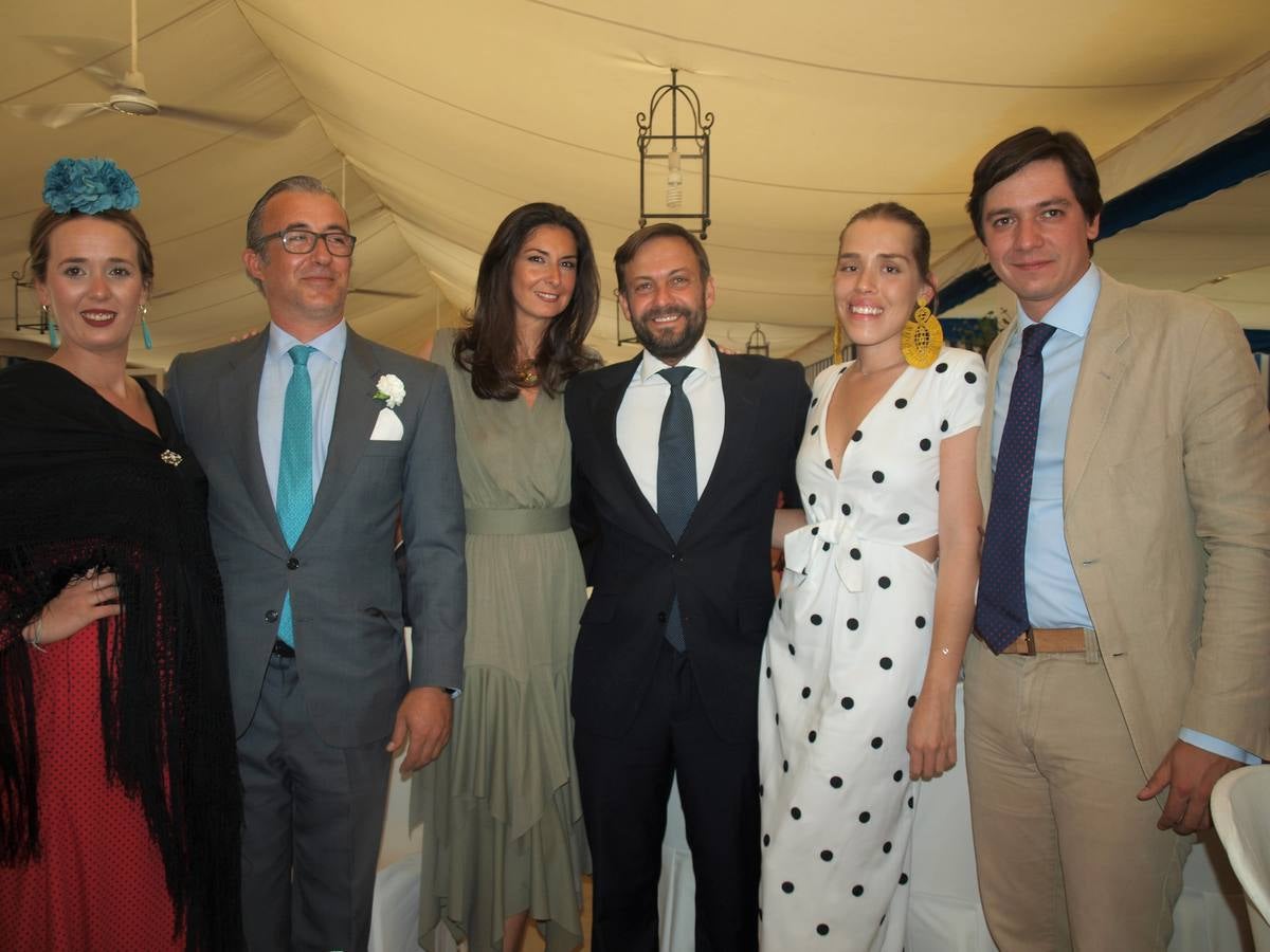 María Morales, Tomás León, señores de Osborne, Alejandra Mericaechevarría y Juan Rosillo