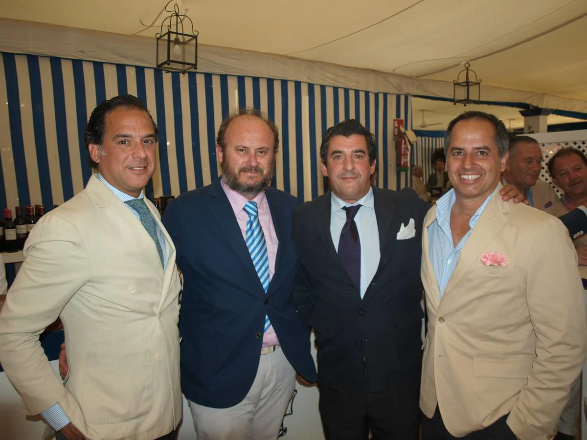 Claudio González, Guillero Castro, Patricio Romero y Alejandro Cantalejo.