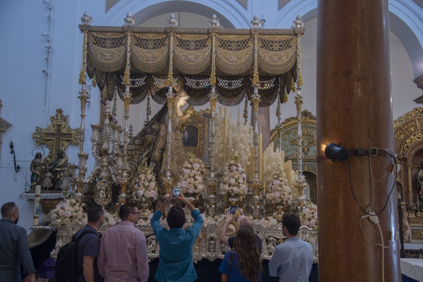 Galería de la Virgen de los Ángeles en paso de palio