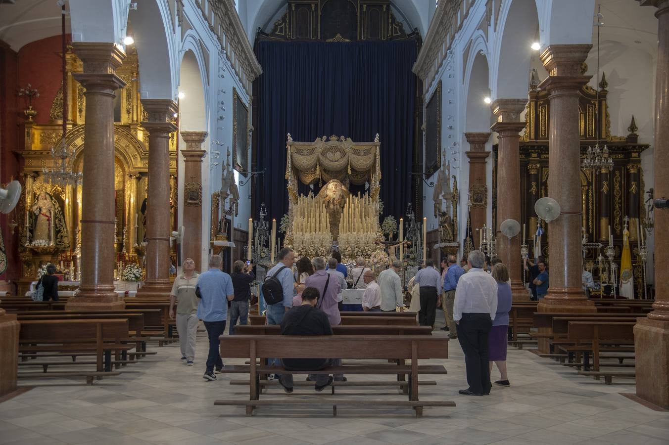 Galería de la Virgen de los Ángeles en paso de palio