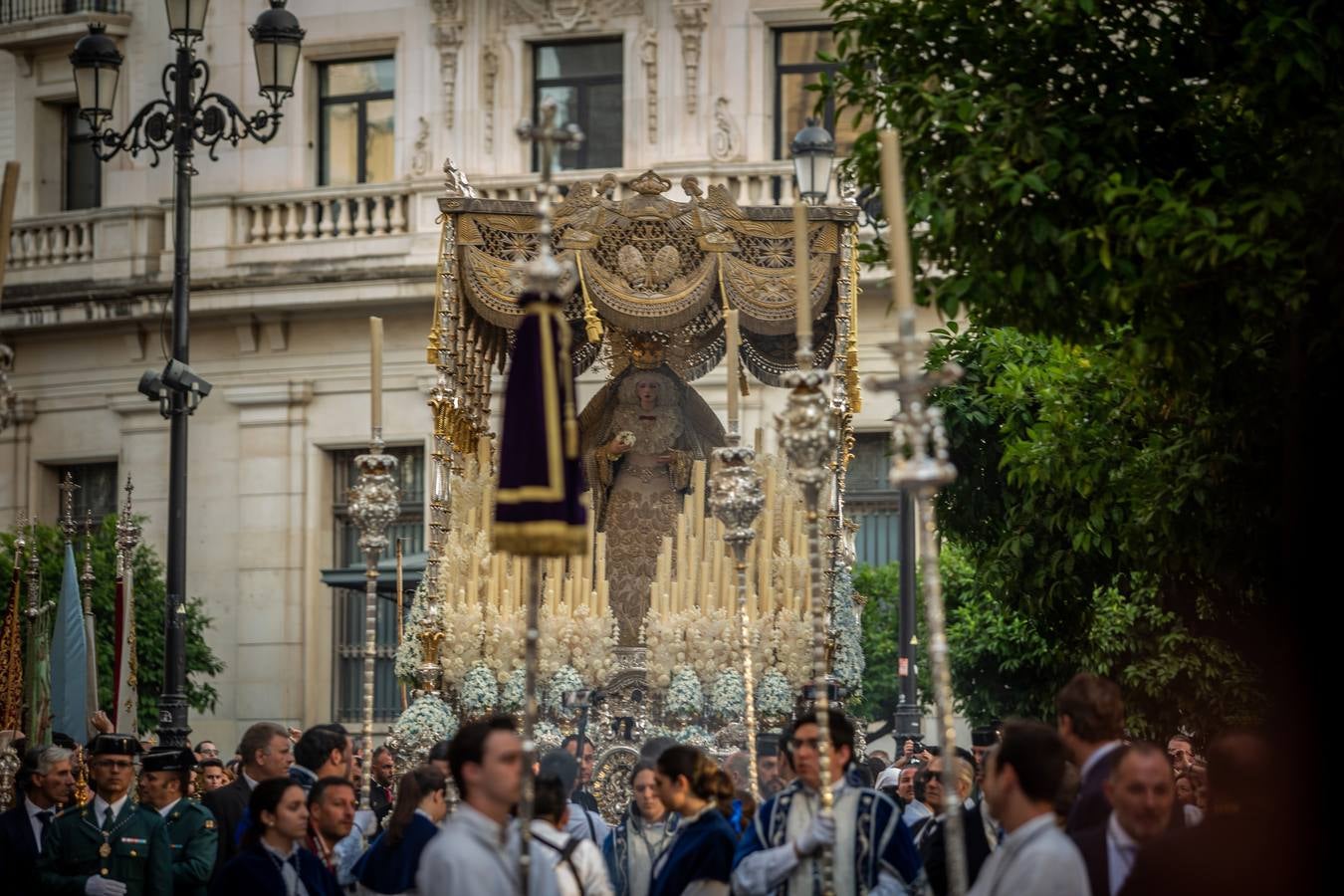 En imágenes, el regreso triunfal a su capilla de la Virgen de los Ángeles