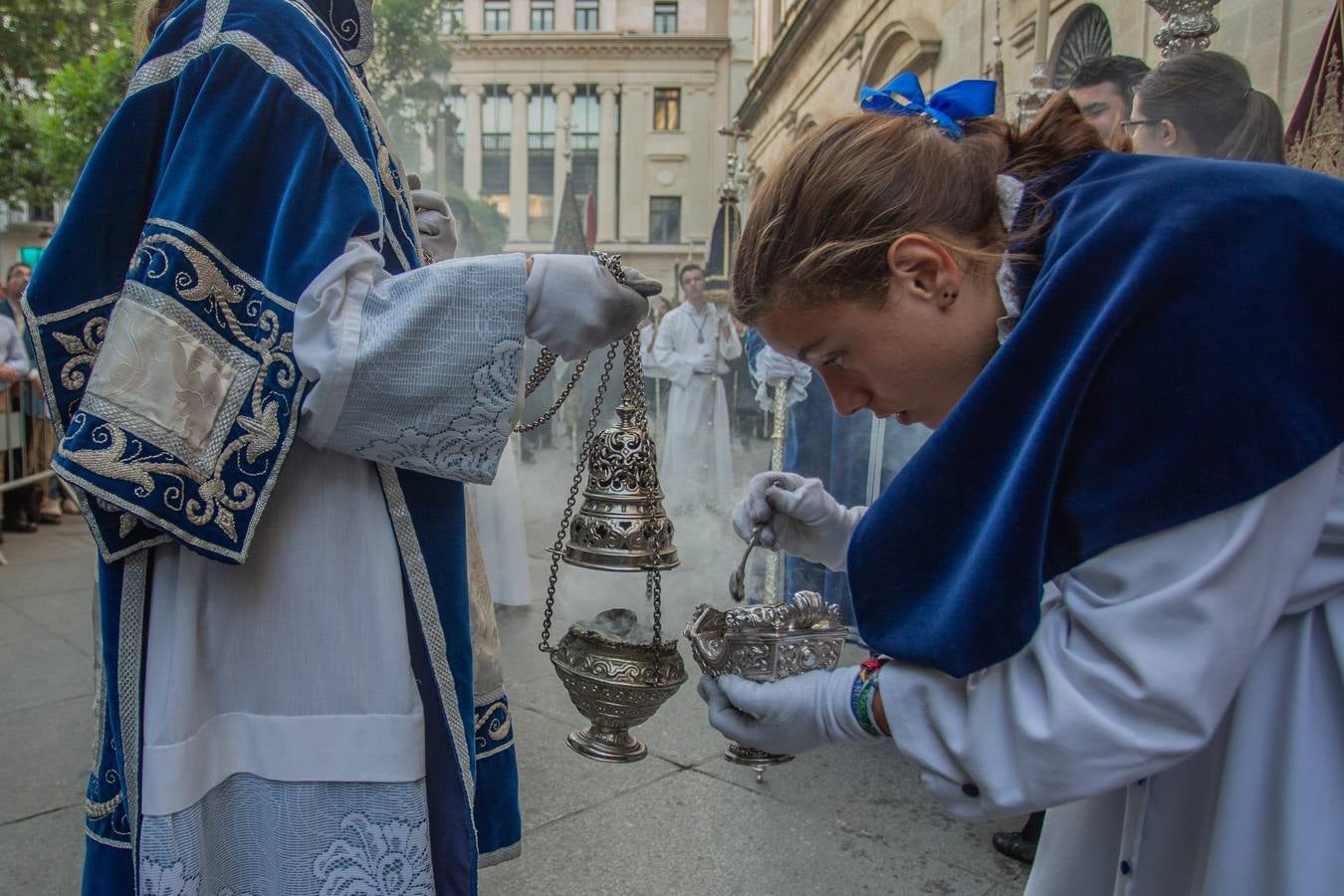 En imágenes, el regreso triunfal a su capilla de la Virgen de los Ángeles