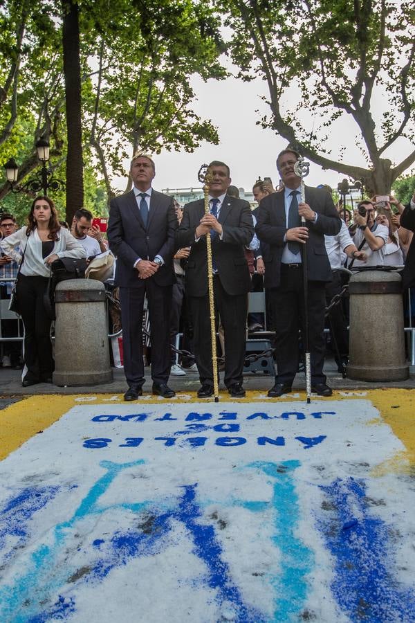 En imágenes, el regreso triunfal a su capilla de la Virgen de los Ángeles