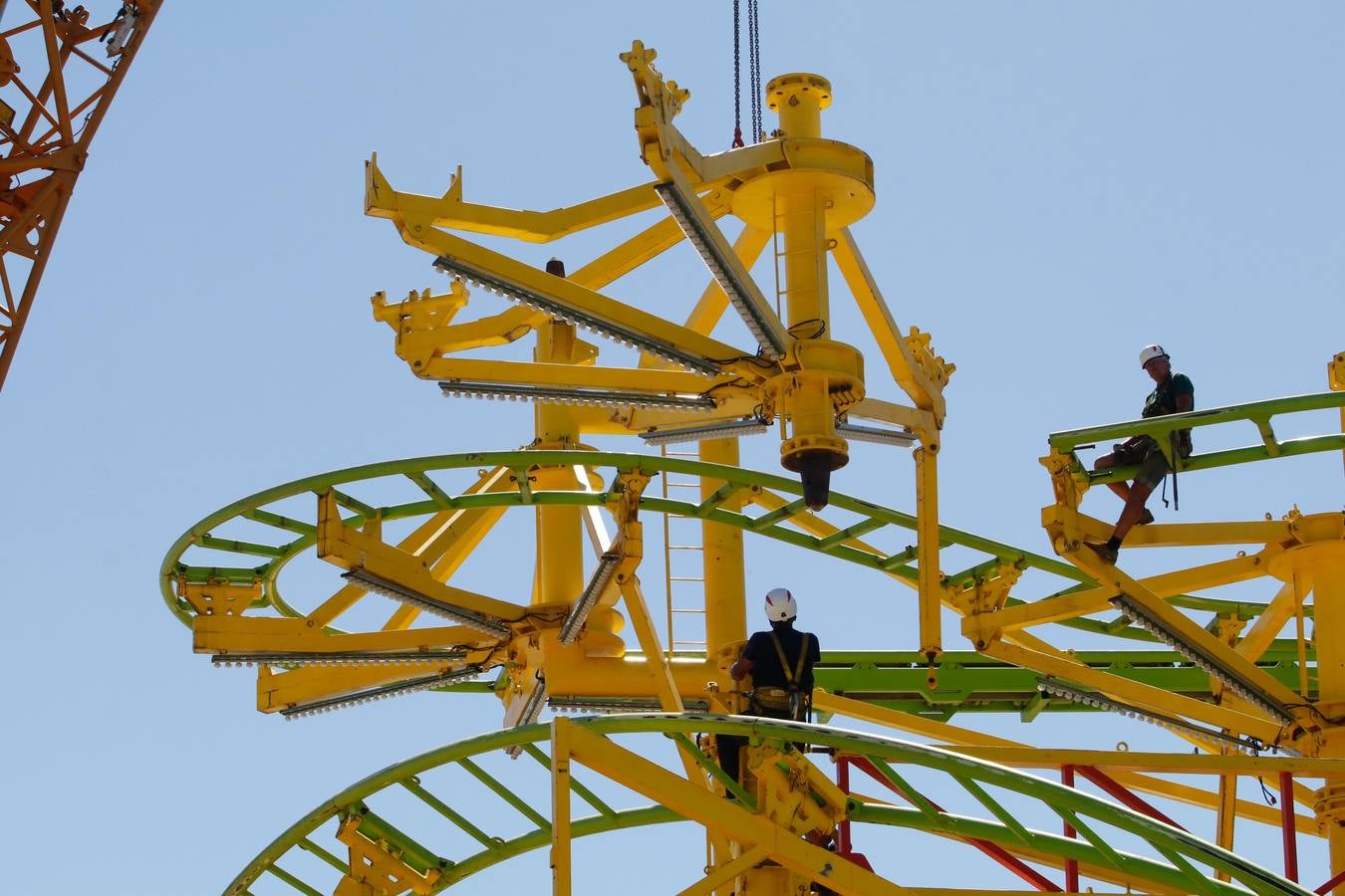 Los preparativos de la Feria de Córdoba, en imágenes