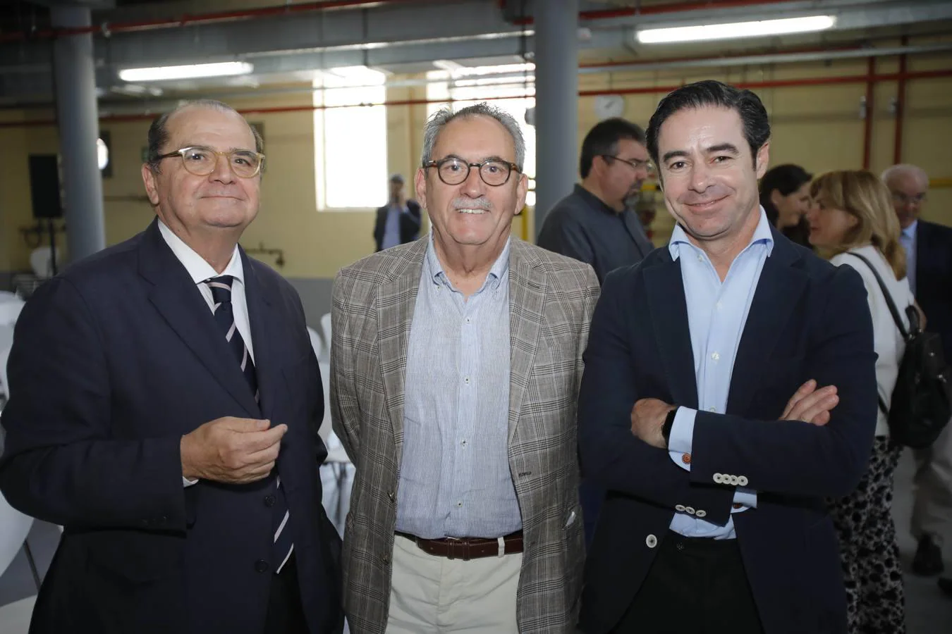 Luis Sánchez, Antonio Castro y Antonio Luque