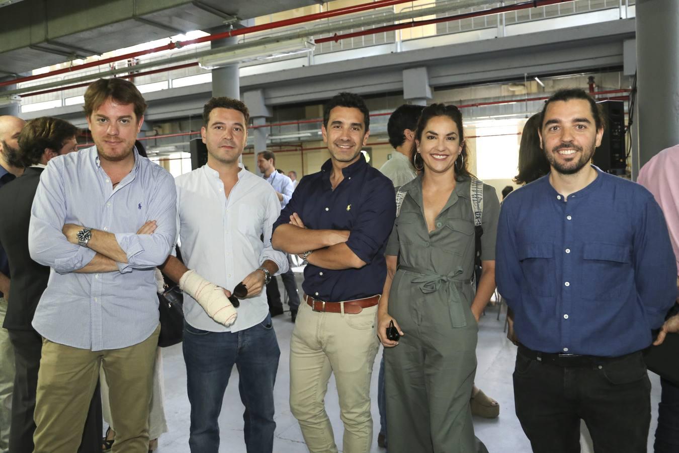 Álvaro Fernández, Jesús Rosendo, Jorge Bravo, Jeanine Merrill y Pablo González