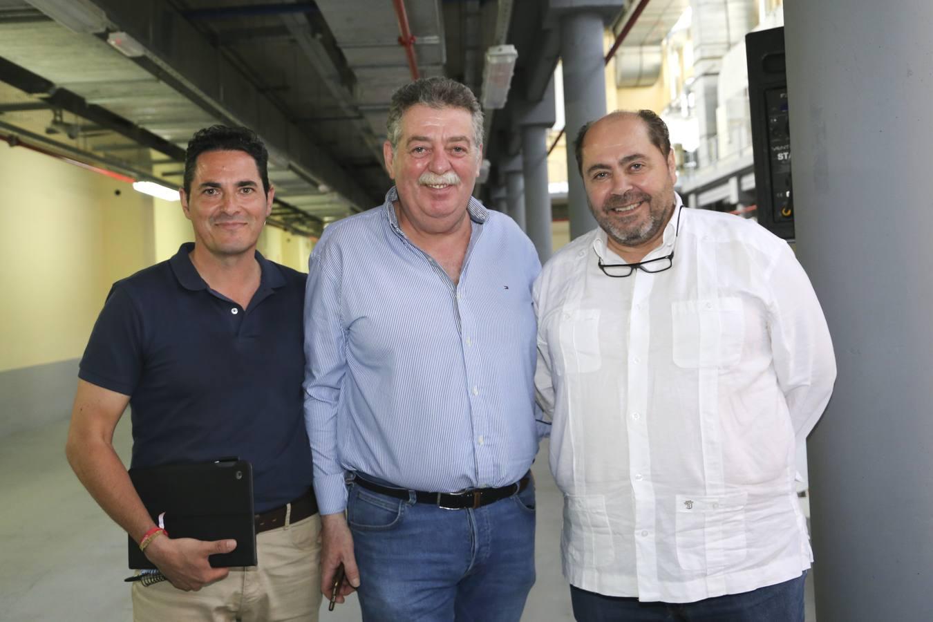 Ricardo López, José Antonio González y José Juan de la Chica