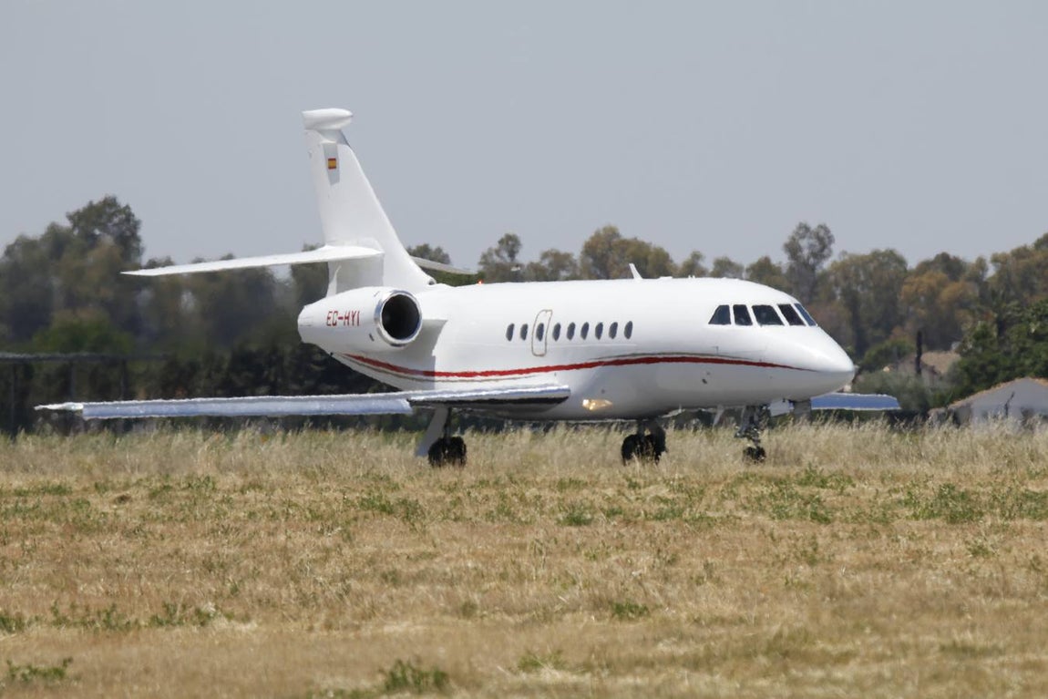 El paso por Córdoba en Falcon de Pedro Sánchez, en imágenes