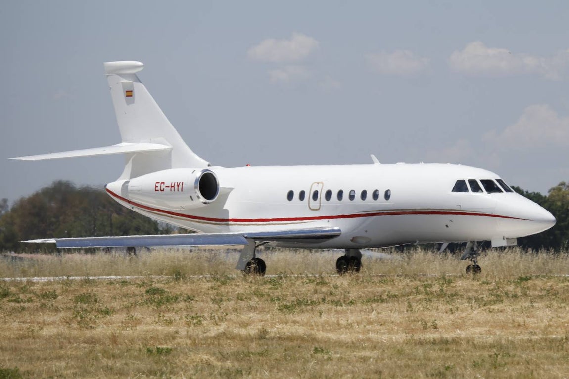 El paso por Córdoba en Falcon de Pedro Sánchez, en imágenes