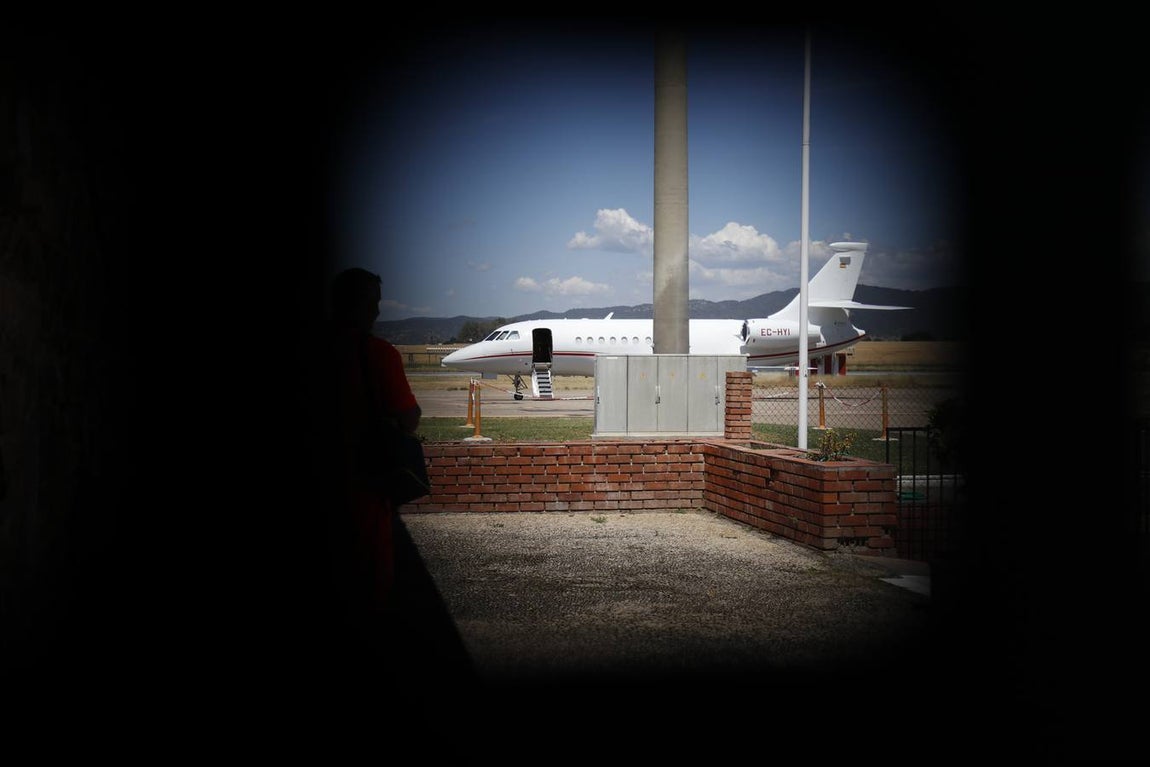 El paso por Córdoba en Falcon de Pedro Sánchez, en imágenes