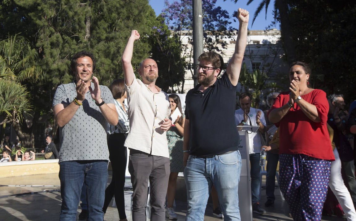 FOTOS: Mitin de Kichi en la plaza de Mina. Elecciones Municipales Cádiz 2019