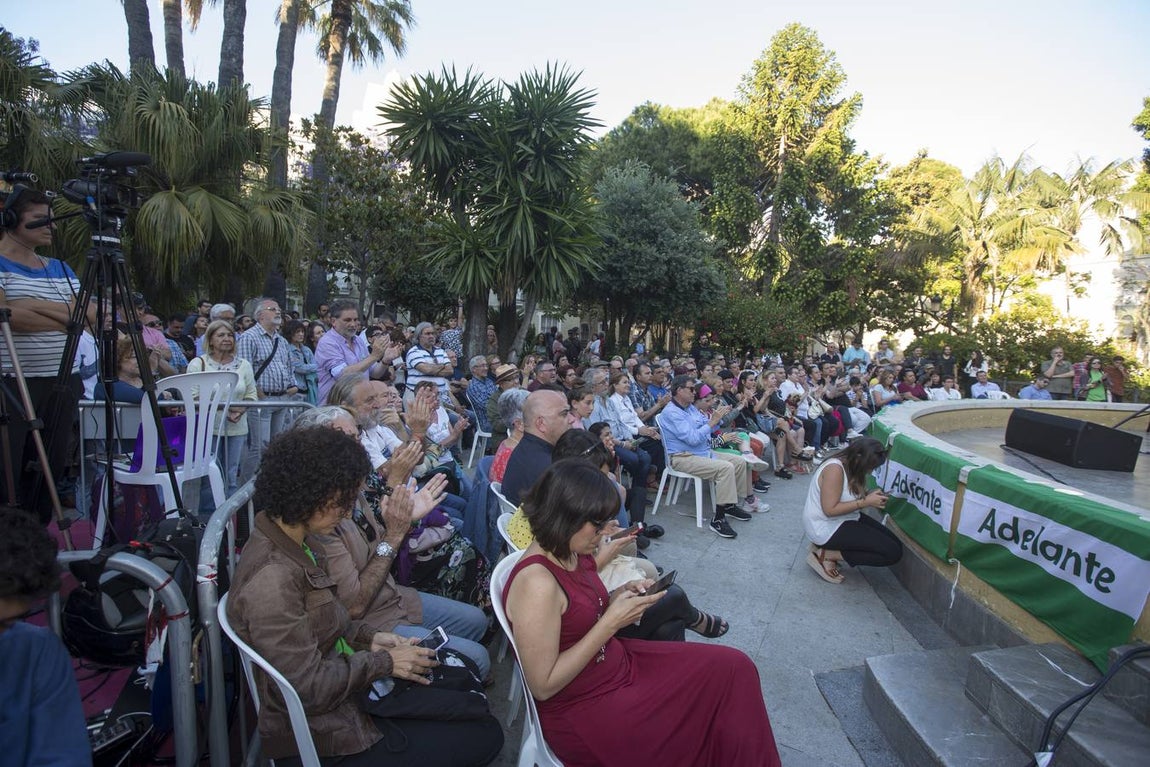 FOTOS: Mitin de Kichi en la plaza de Mina. Elecciones Municipales Cádiz 2019
