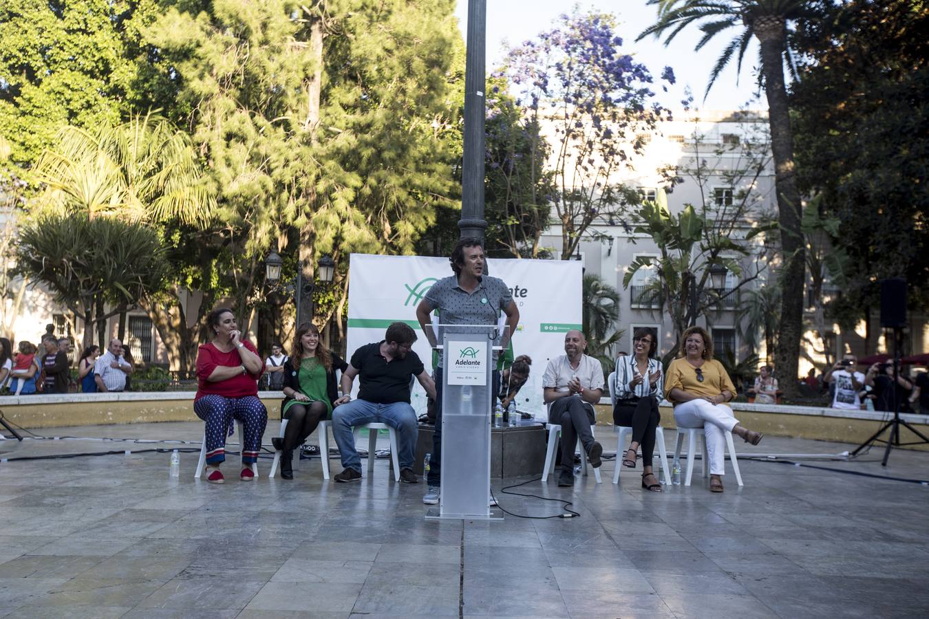 FOTOS: Mitin de Kichi en la plaza de Mina. Elecciones Municipales Cádiz 2019