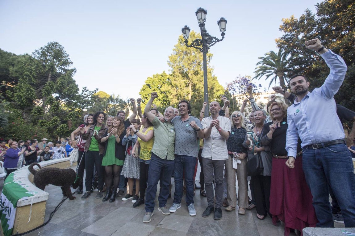 FOTOS: Mitin de Kichi en la plaza de Mina. Elecciones Municipales Cádiz 2019