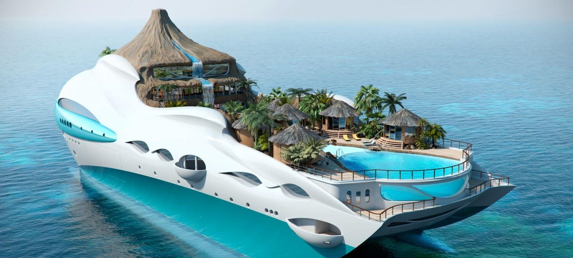 Navegación. Su motor diésel eléctrico es capaz de populsar este yate a 15 nudos. El navío requiere, como mínimo, a una tripulación de mínimo 16 trabajadores