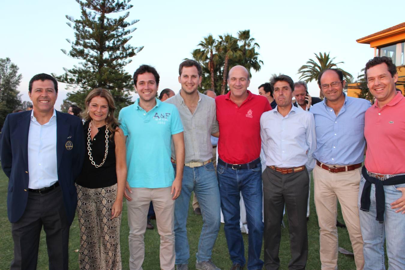 Enrique Martín, Rocío Montejo, Enrique Osuna, Luis Guajardo, Pedro Genevet, Manuel González, Rafael Fernández y Pedro Moreno