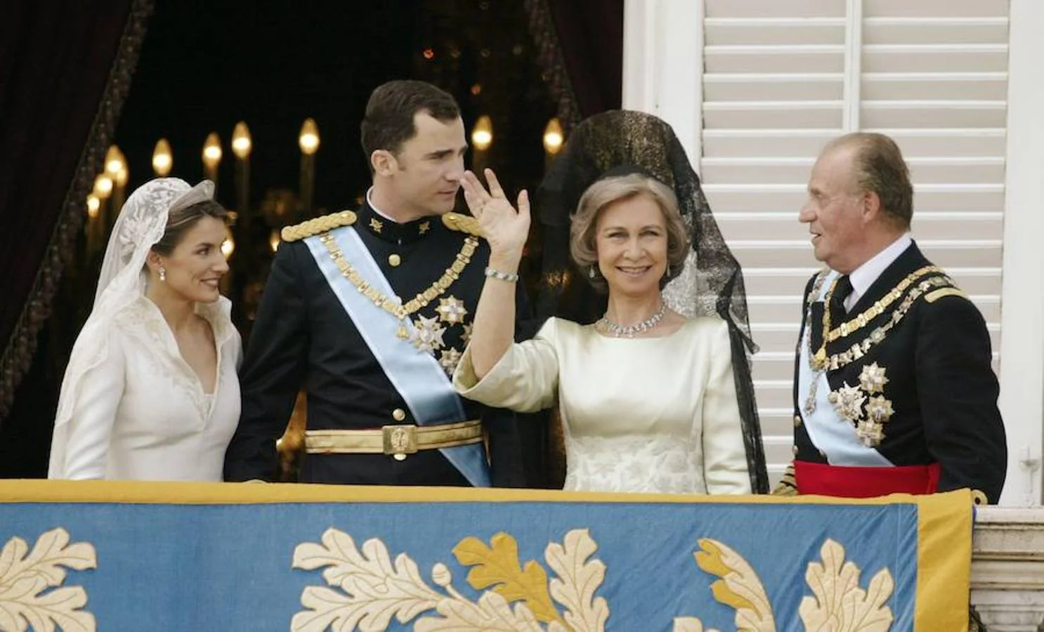 22/05/2004. Boda de S.A.R. el Príncipe Felipe y doña Letizia Ortiz Rocasolano.. 