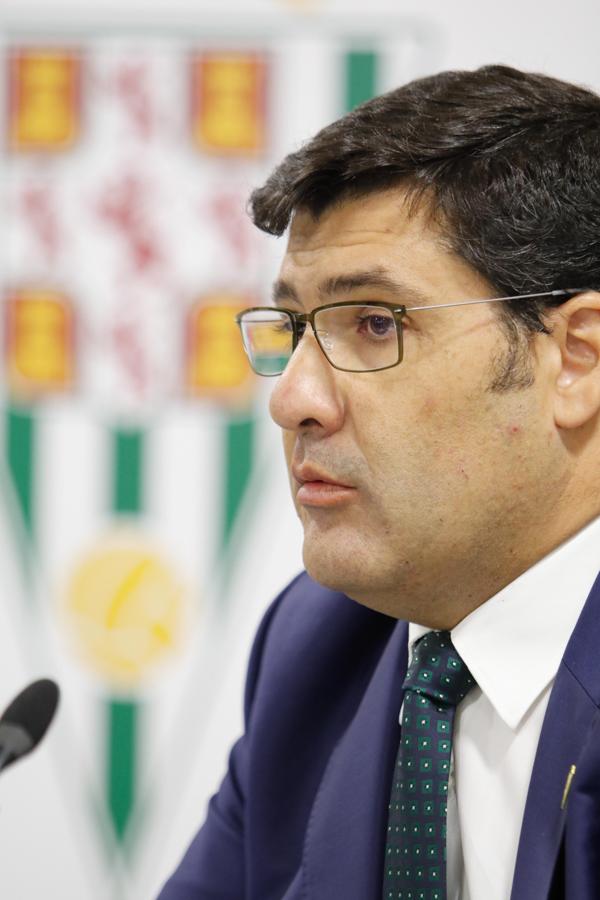 La intervención del presidente del Córdoba CF, en imágenes