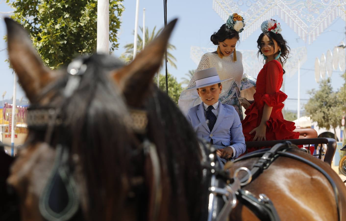 La jornada del jueves de Feria en Córdoba, en imágenes