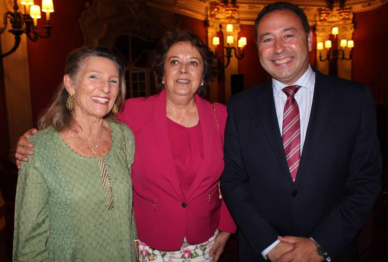 Cristina Heeren, Carmen Castreño y Ricardo Sánchez