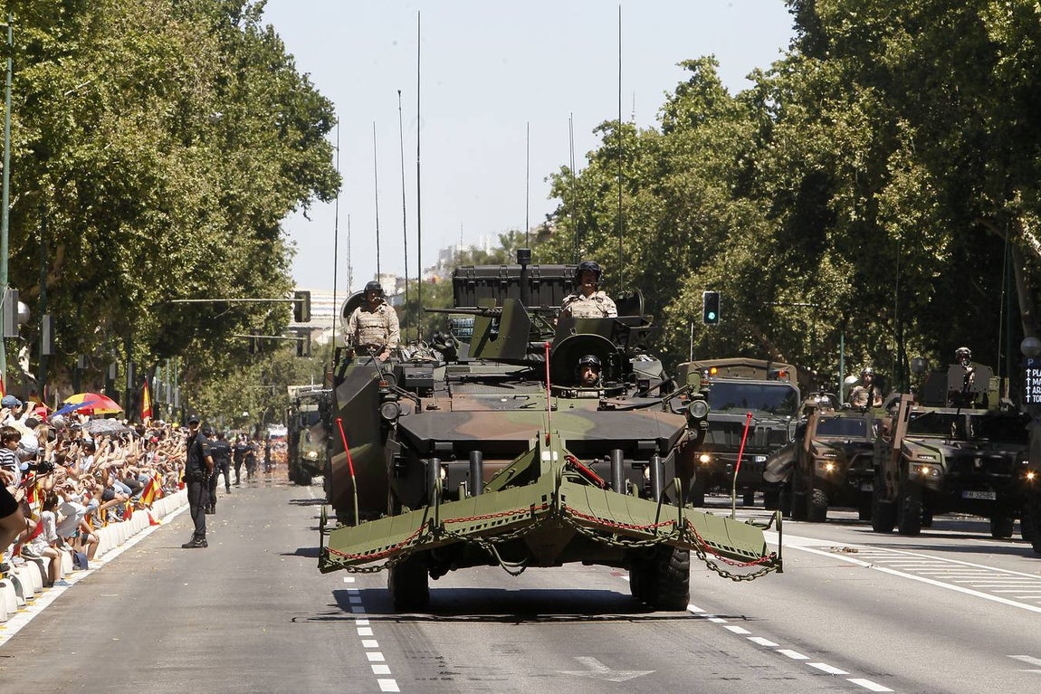 En imágenes, la participación de la Brigada de Córdoba en el desfile de las Fuerzas Armadas