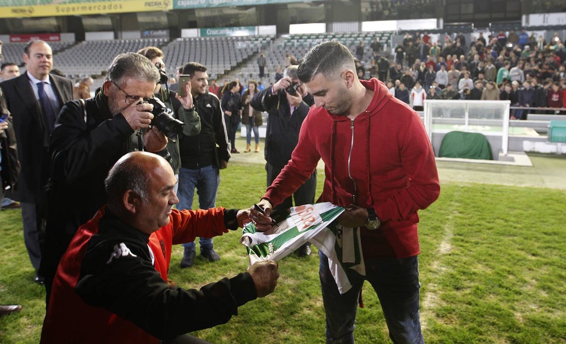 El paso de José Antonio Reyes por el Córdoba CF, en imágenes