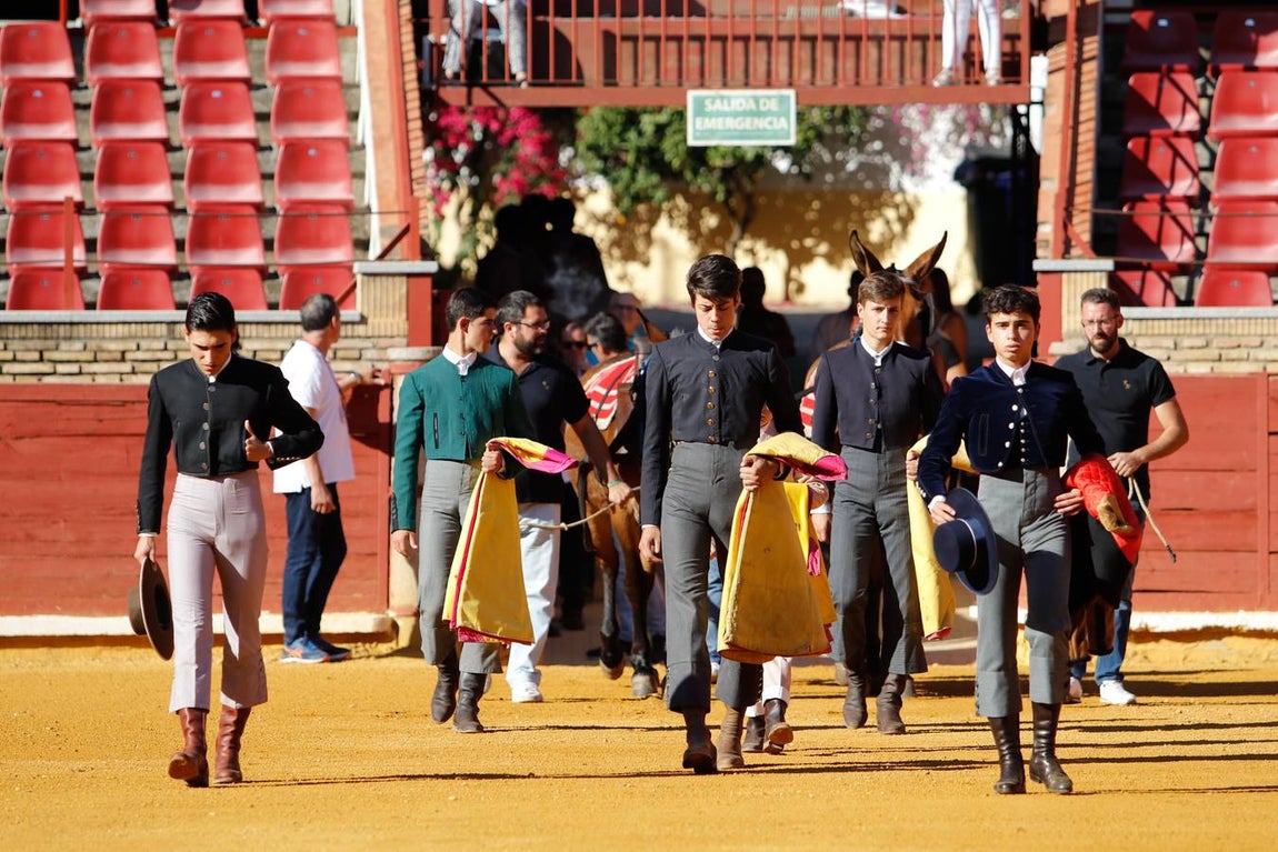 La becerrada de la mujer cordobesa en la Plaza de Toros de Los Califas, en imágenes