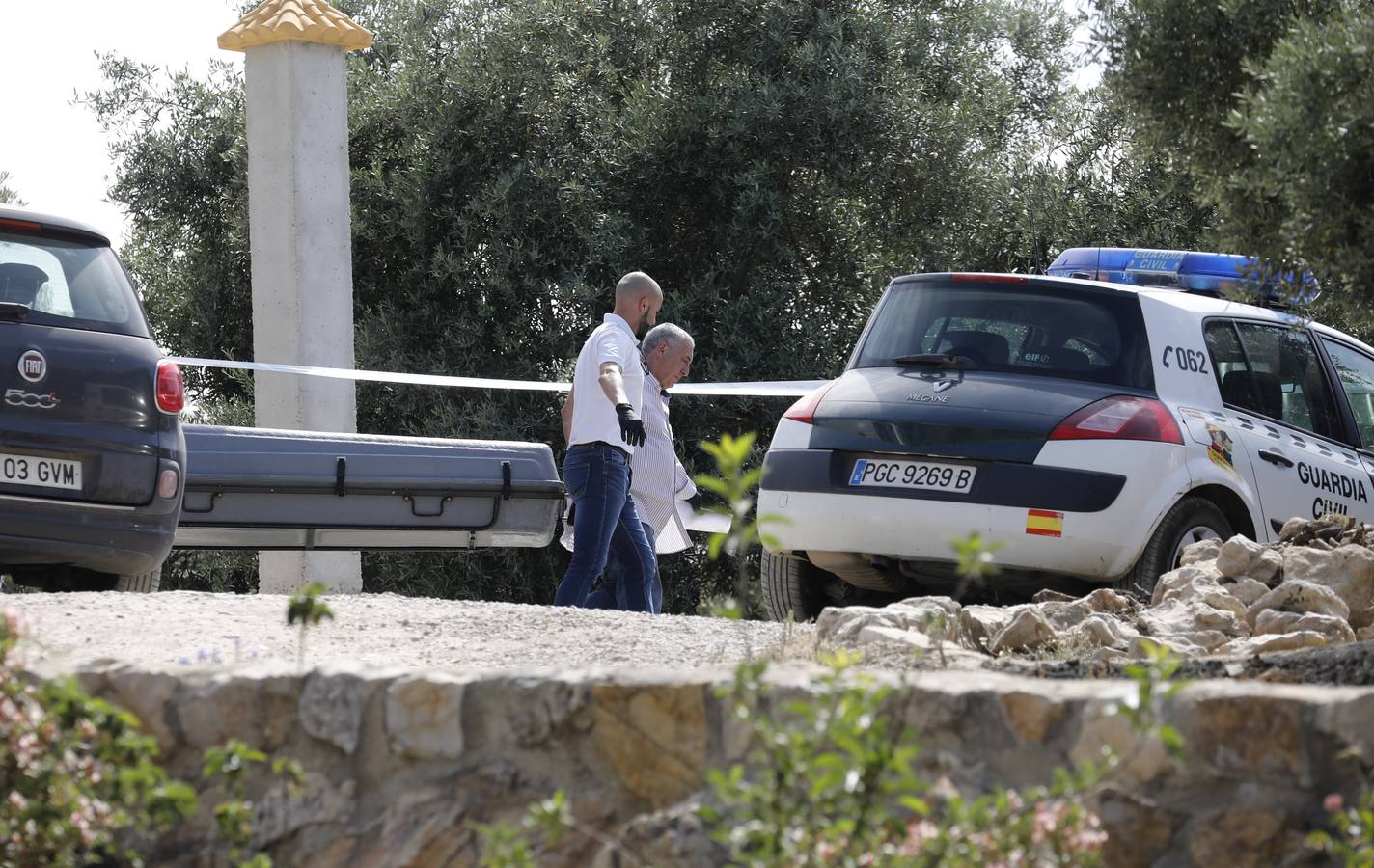 En imágenes, el trágico suceso de Iznájar con la muerte de dos personas