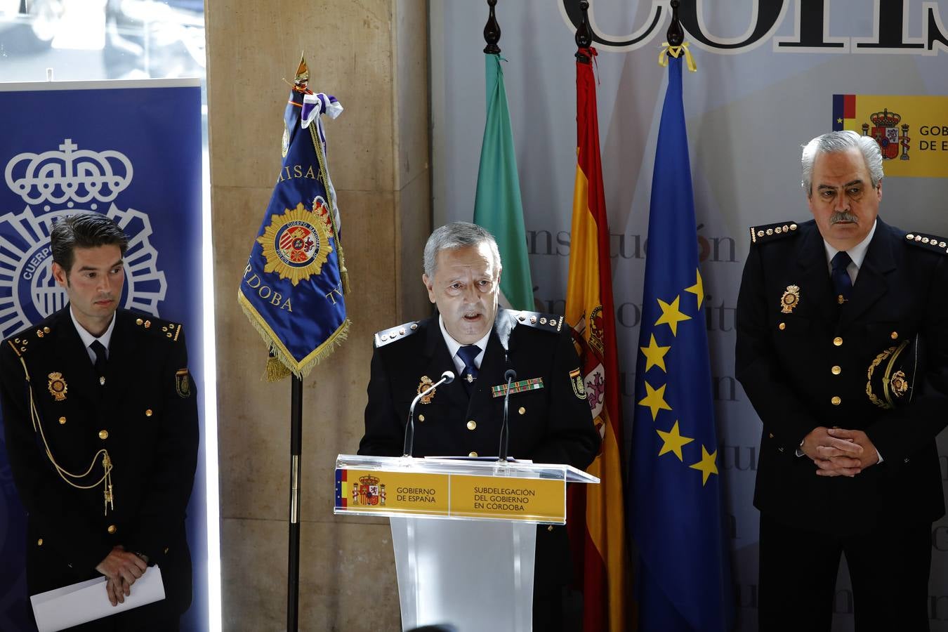 La toma posesión del nuevo comisario jefe de la Policía Nacional de Córdoba, en imágenes