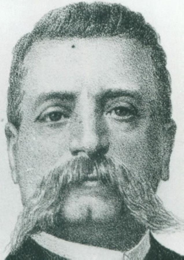Retrato de Rodrigo González Alegre, Alcalde de Toledo (1859-1862), Diputado a Cortes (1854-1856 y 1869-1870) y Senador (1871-1872). Litografía de Santiago Llanta. 
