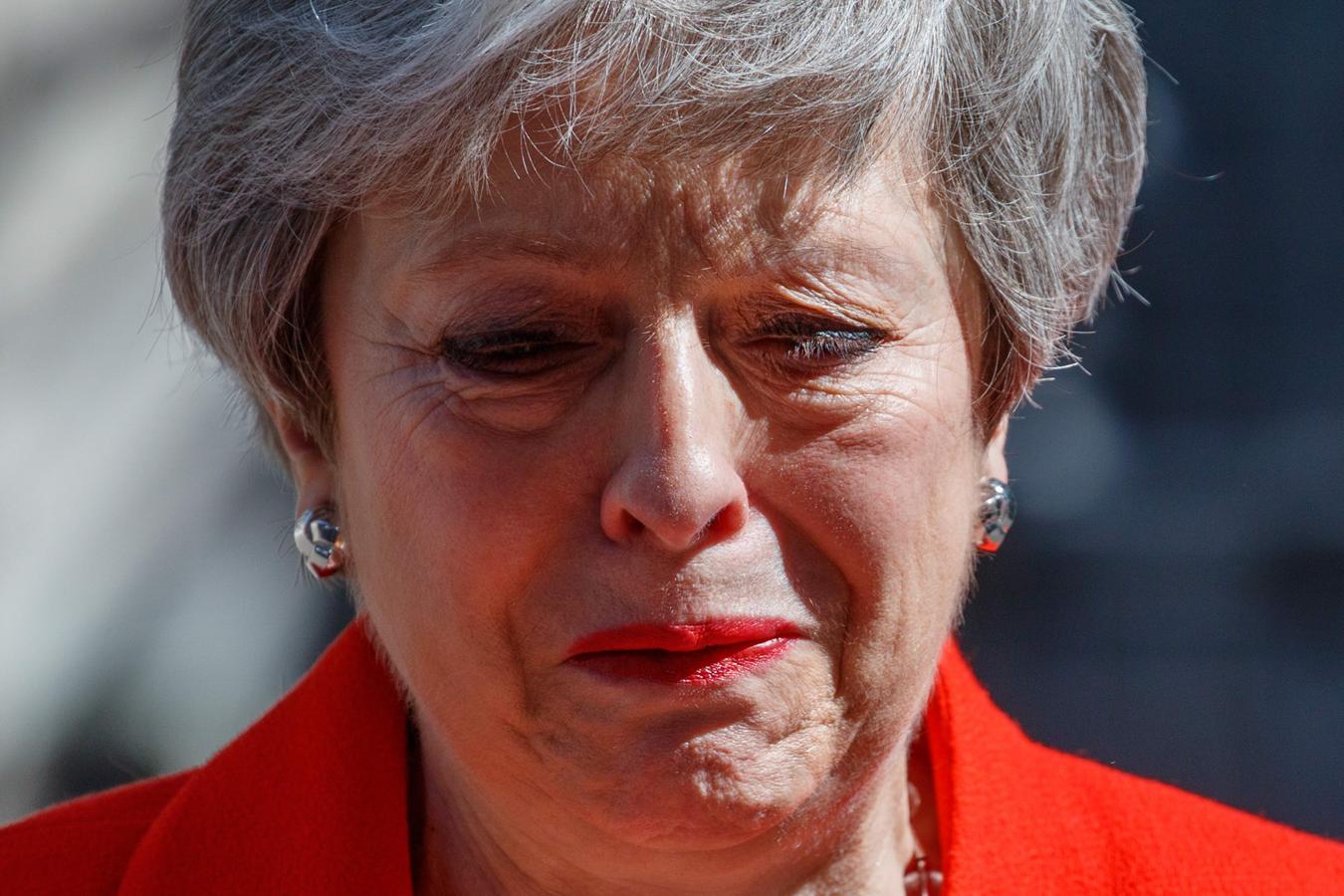 Theresa May renuncia a su puesto de primera ministra británica el 30 de mayo de 2019. 