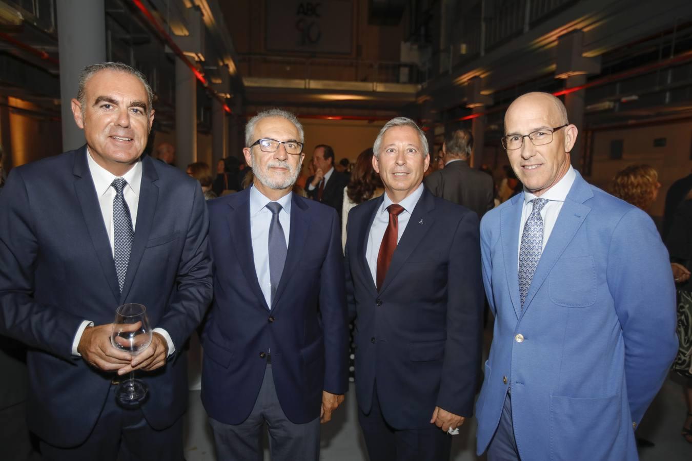 Luis Gresa, Juan Manuel Flores, José Antonio Toledo y Manuel Contreras