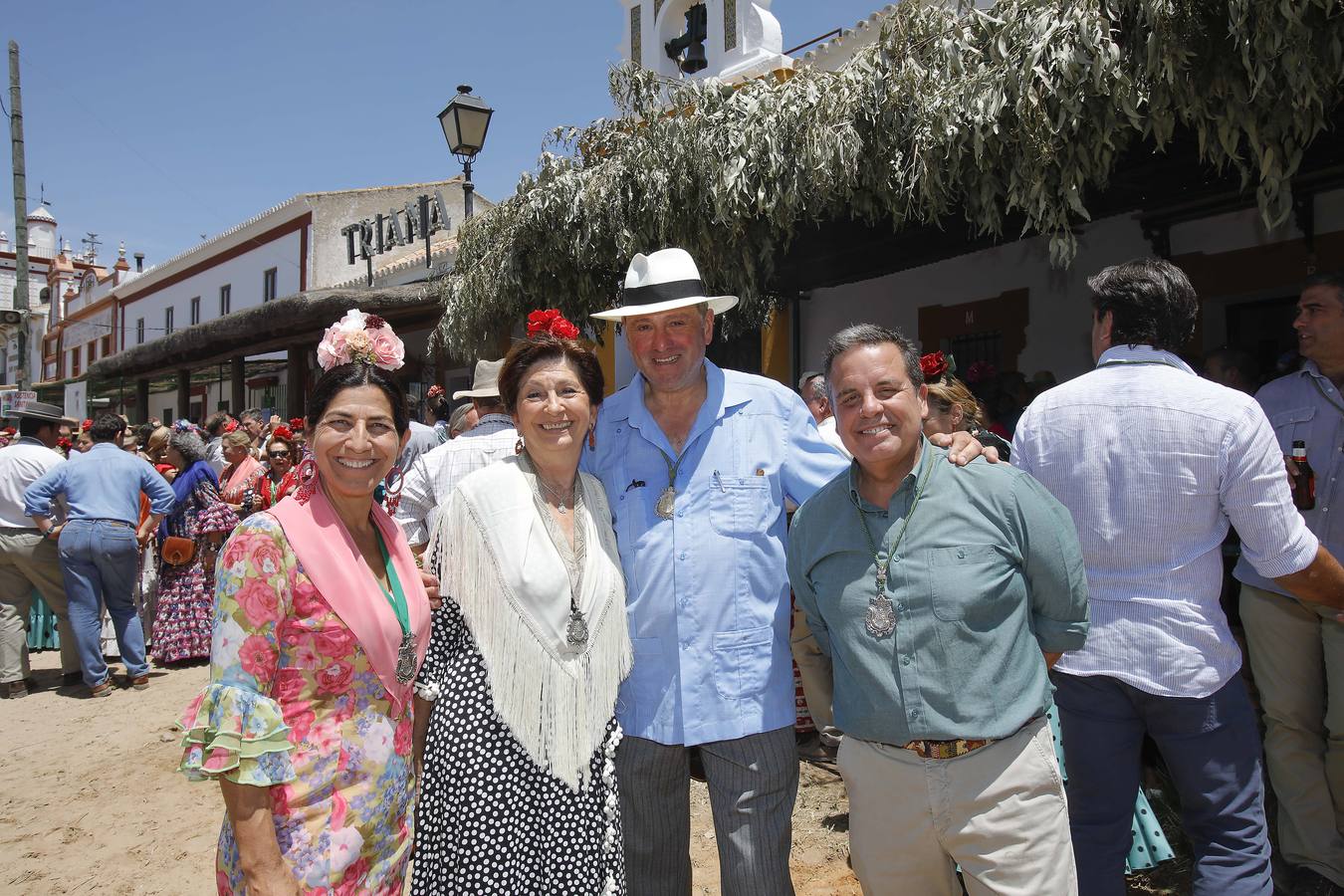 Bárbara Barón, Mamen Lucena, Manolo Ibáñez y Rafael Rivas