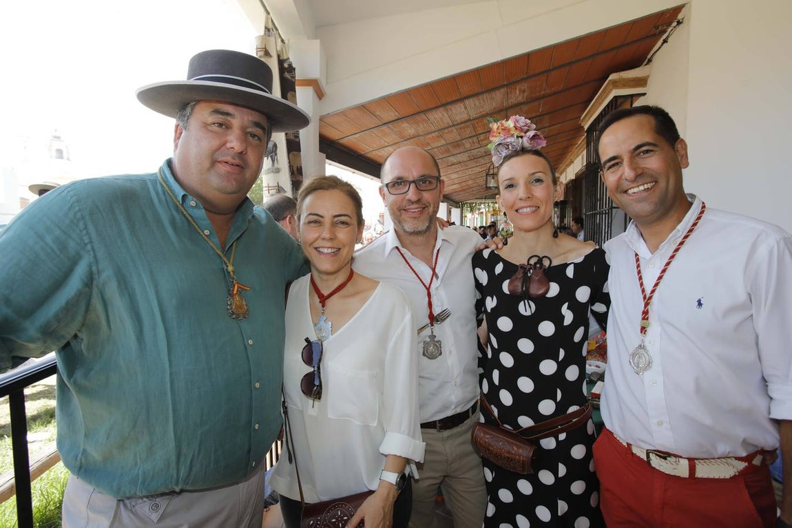 Santiago Herrero, Maleni de Tovar, Juan Pedro Oliva, Pilar Rodríguez y Antonio Ramírez