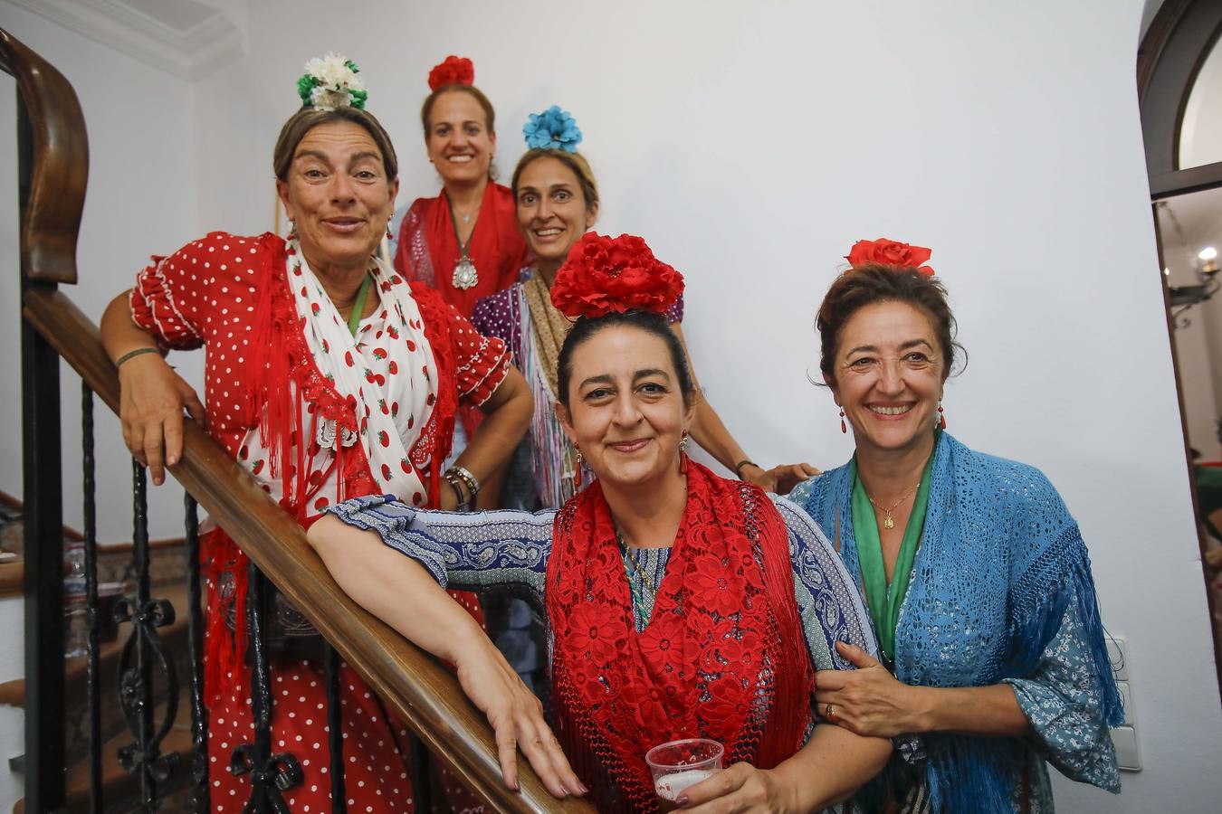 Coral Caballero, Carmen Rodríguez-Tabernero, Sara Román Morales, María del Carmen Vázquez y Salud Santa Cruz