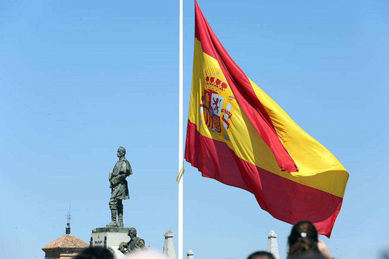 Relevo de la guardia en el Alcázar de Toledo