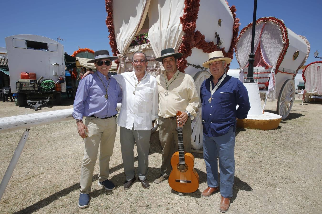 Juan Antonio Ávila, el Teniente General Juan Gómez de Salazar, José Luis Mejías y Juan Manuel Ojeda