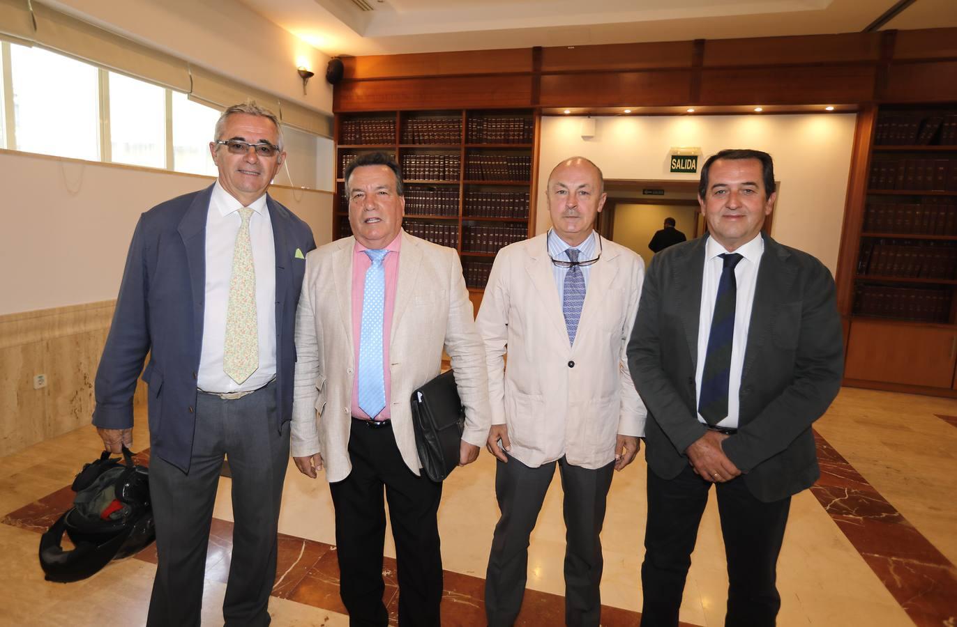 Felipe Gayoso, José de Segura, Enrique Sanz y Francisco Bernal