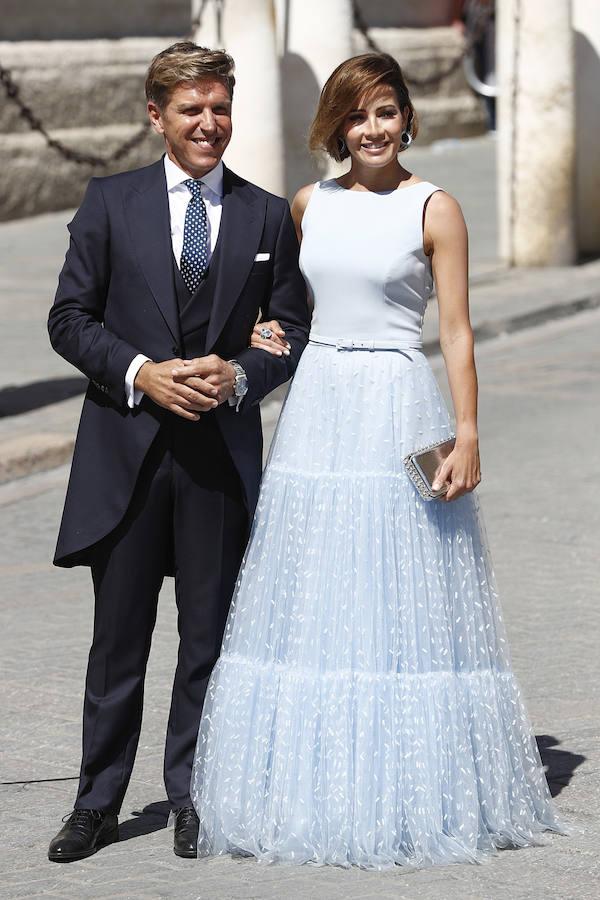 Manuel Benítez «El Cordobés» con su mujer, Virginia Troconis. 