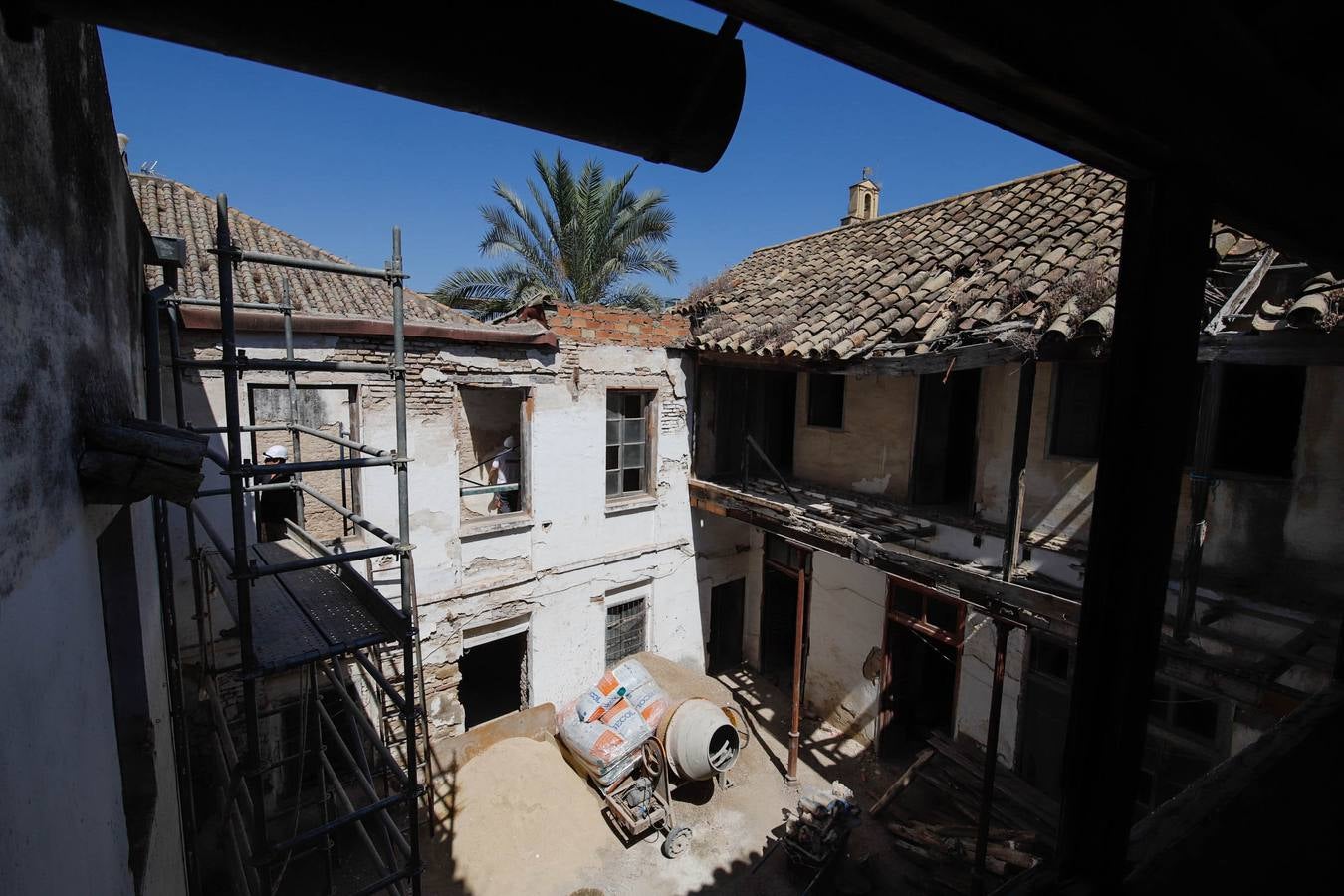 La restauración de la Casa de Triana en el Convento de Santa Cruz de Córdoba, en imágenes