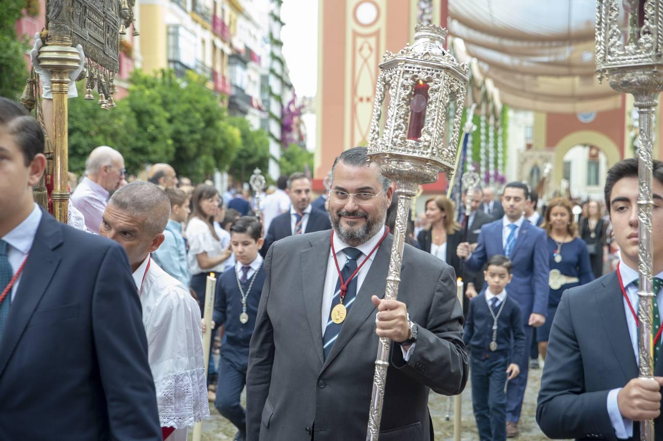 Galería de los integrantes de la procesión del Corpus Christi