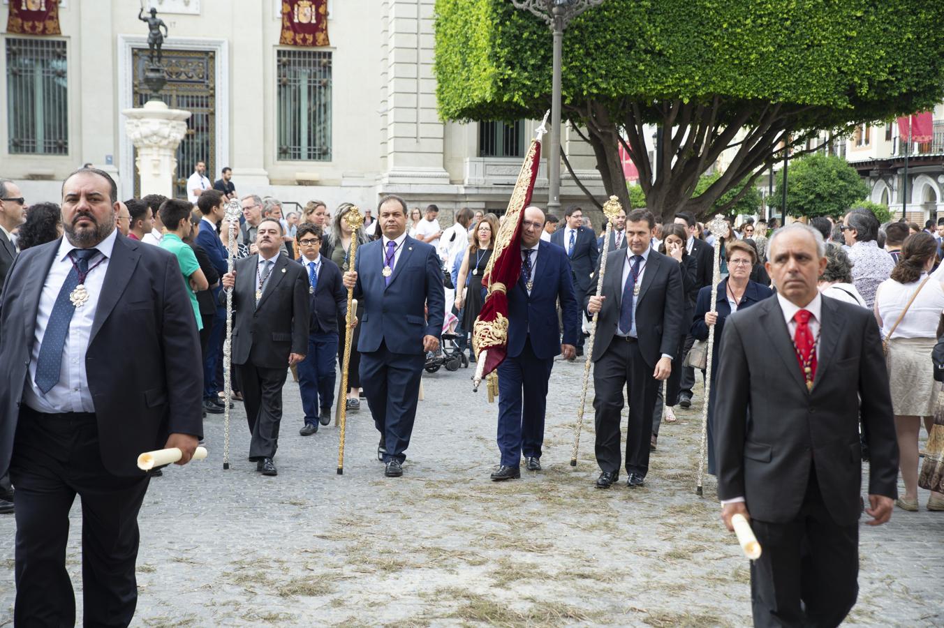 Galería de los integrantes de la procesión del Corpus Christi