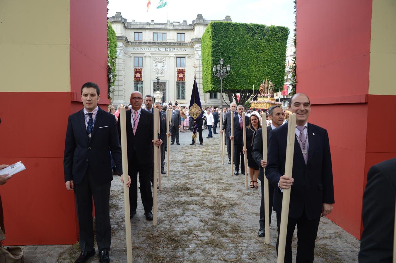 Galería de los integrantes de la procesión del Corpus Christi