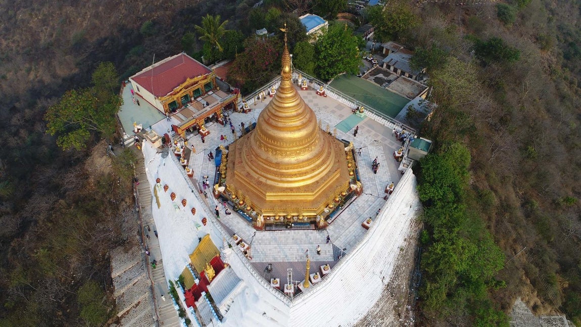 La antigua ciudad de Bagan. Localizada en la actual Birmania, alberga miles de templos, monumentos y monasterios.