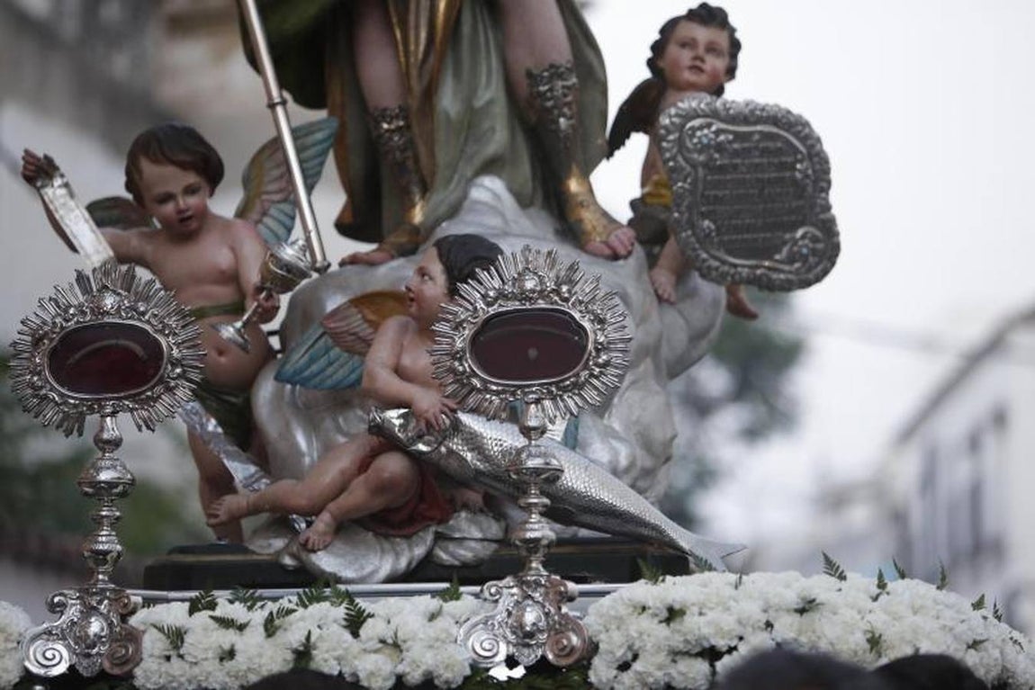 El traslado de San Rafael, en imágenes