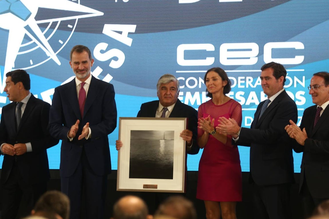 FOTOS: El Rey preside la &#039;Noche de la empresa&#039; en Rota